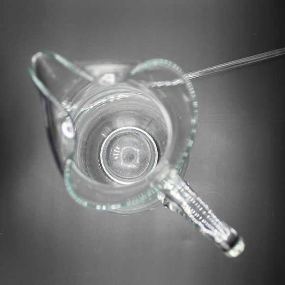 Princess House Large 10 cup Pitcher Etched Heritage Collection Glass Stir Stick - Picture 5 of 8